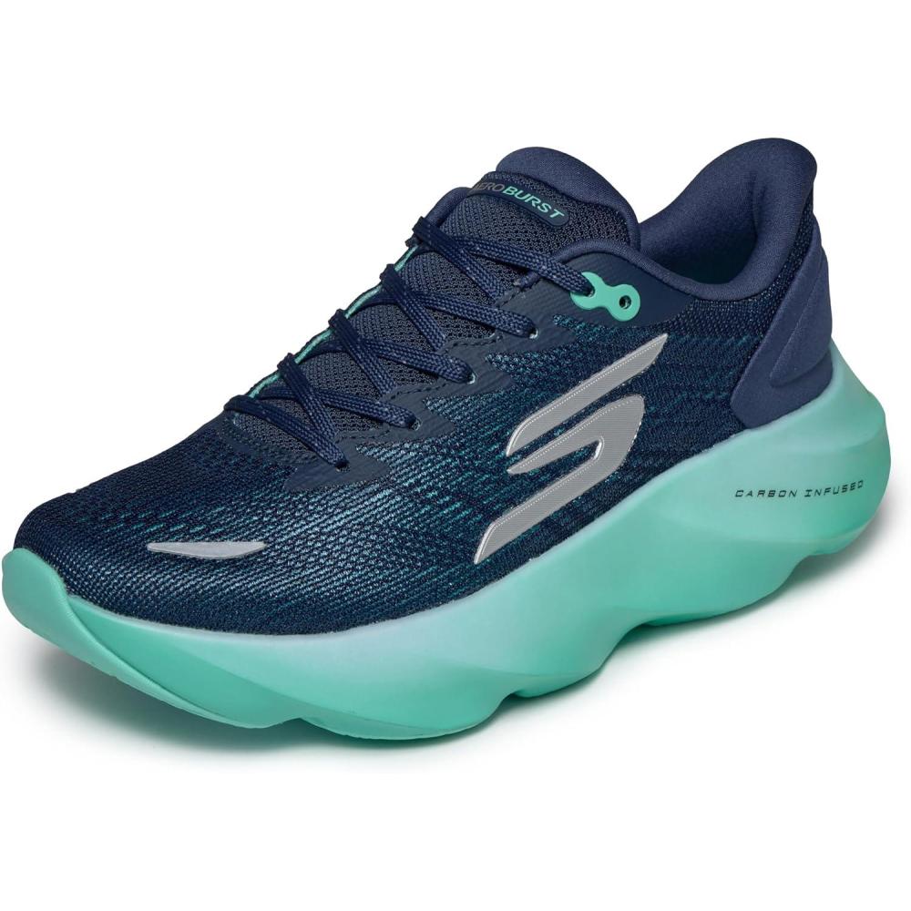 imageSkechers Womens Aero Burst SneakerNavyAqua