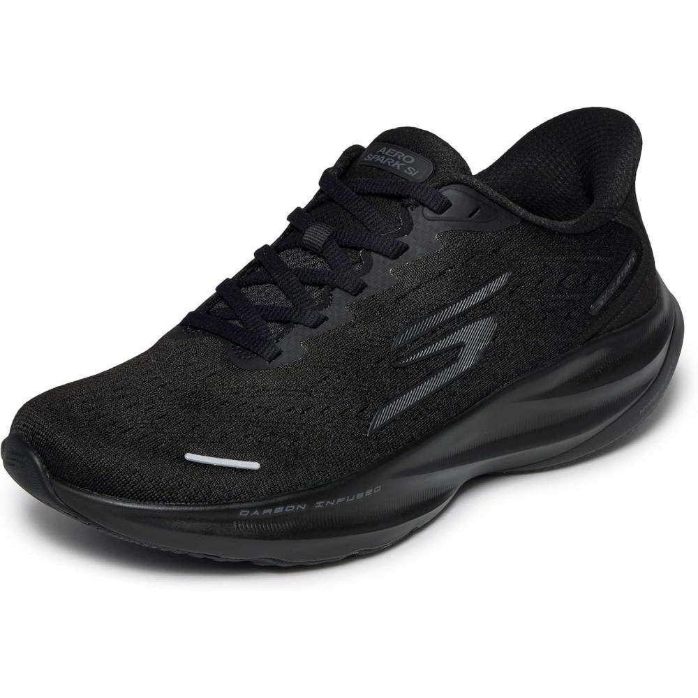 imageSkechers Womens Aero Spark Hands Free Slipins SneakerBlackBlack