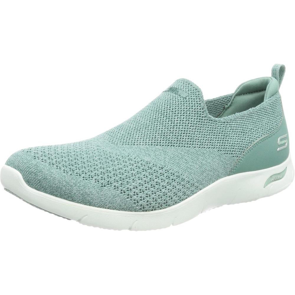 imageSkechers Womens Arch Fit Refine Dont Go SneakerSage Heathered Knit