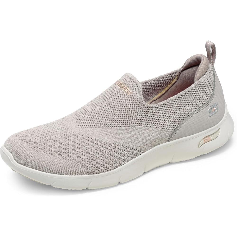 imageSkechers Womens Arch Fit Refine Dont Go SneakerTaupe