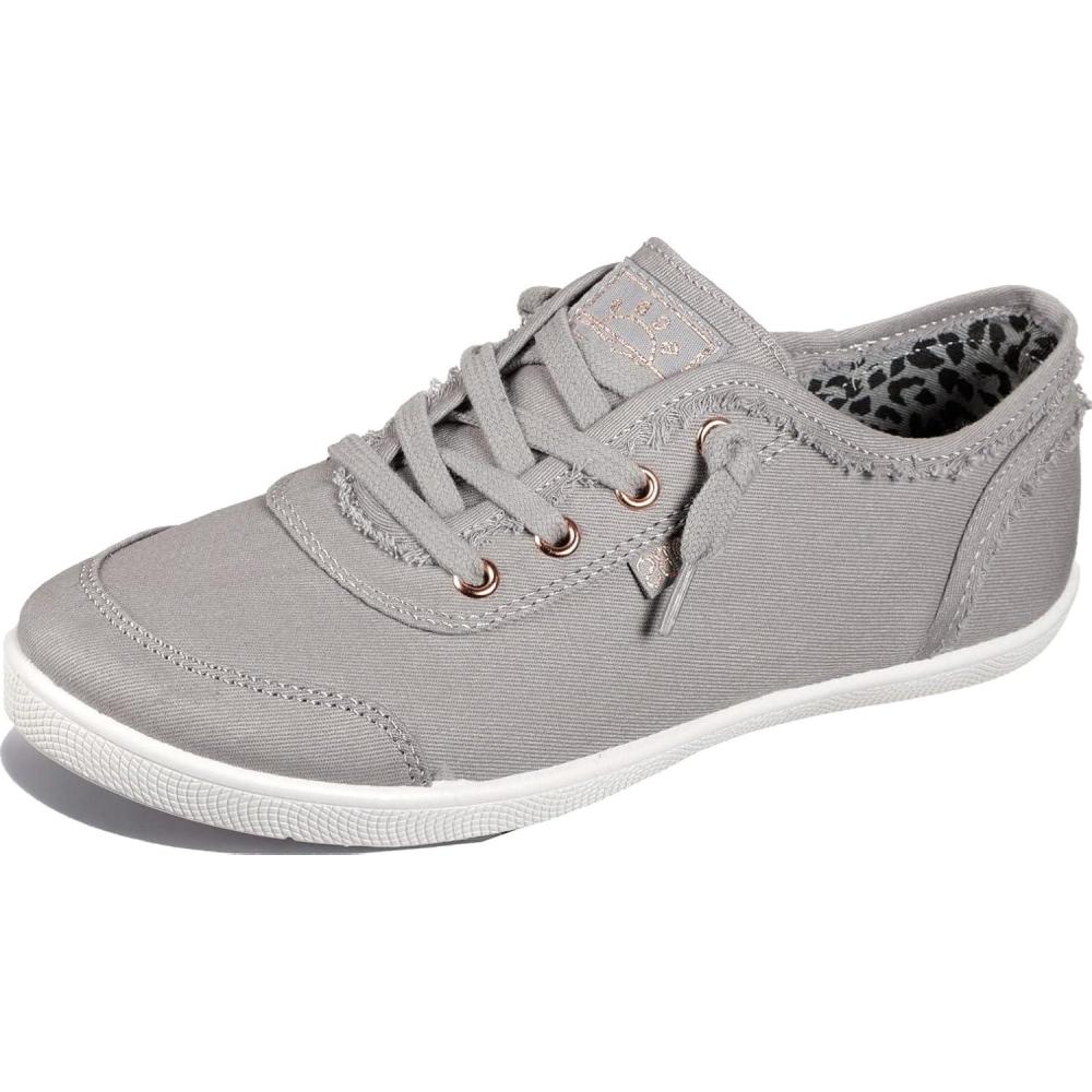 imageSkechers Womens Bobs B Cute Sneaker Memory Foam Flexible Outsole Lightweight Vegan ShoesGrey