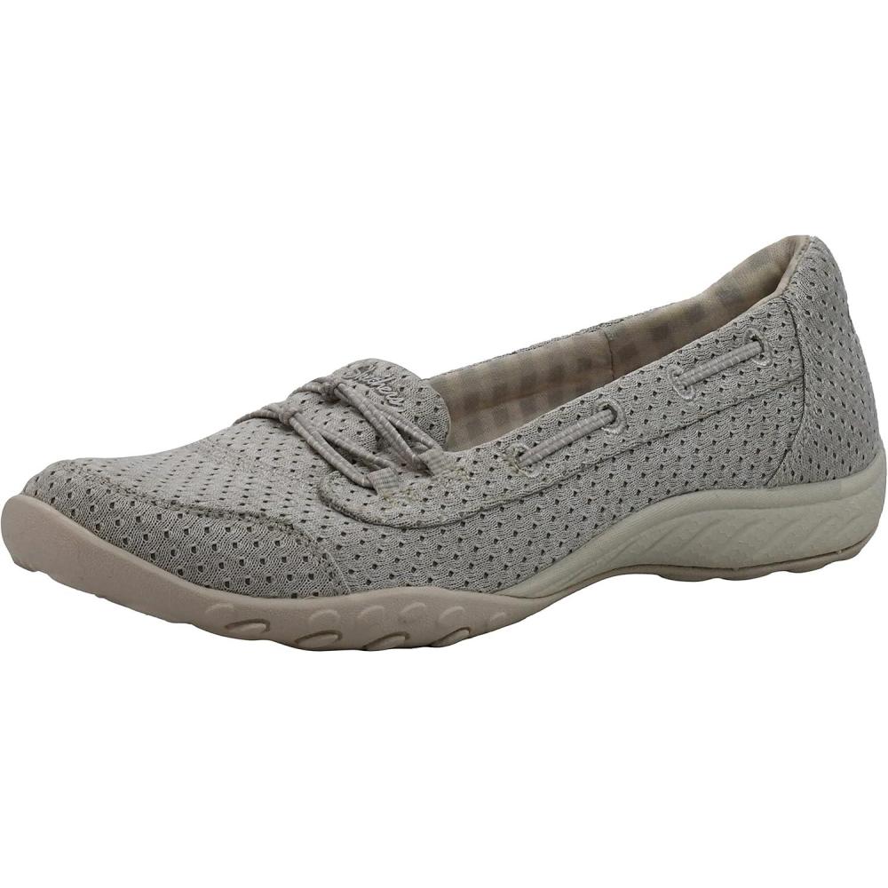 imageSkechers Womens Breathe Easy Good Influence SlipOn ShoeStone