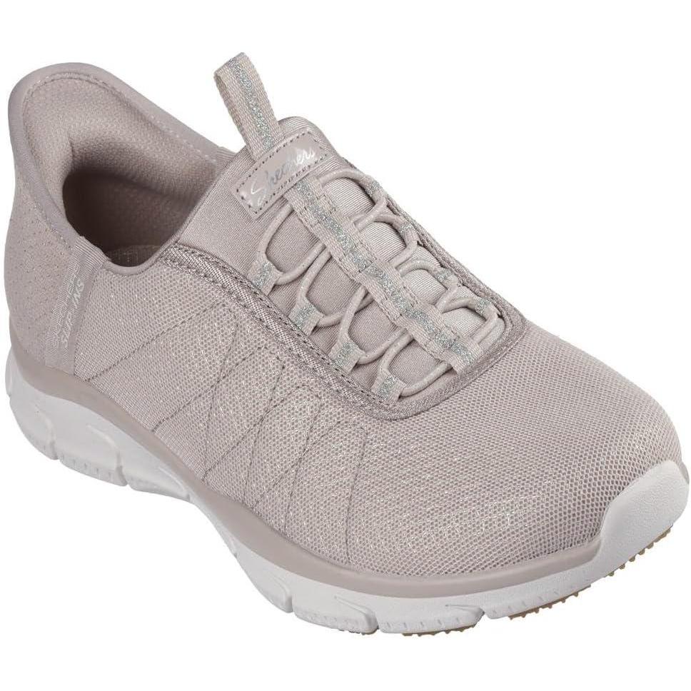 imageSkechers Womens Brilliance Night Shift Hands Free SlipinsTaupe