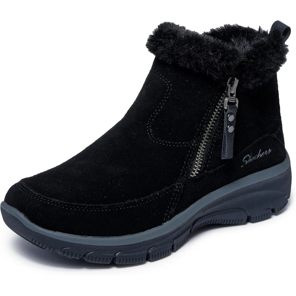 imageSkechers Womens Easy Going Cool Zip BootsBlack