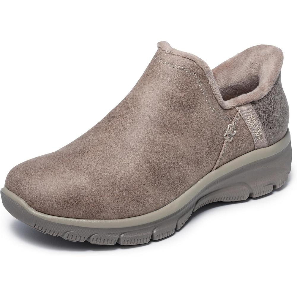imageSkechers Womens Easy Going Modern Hour Hands Free Slipins Ankle BootsTaupe