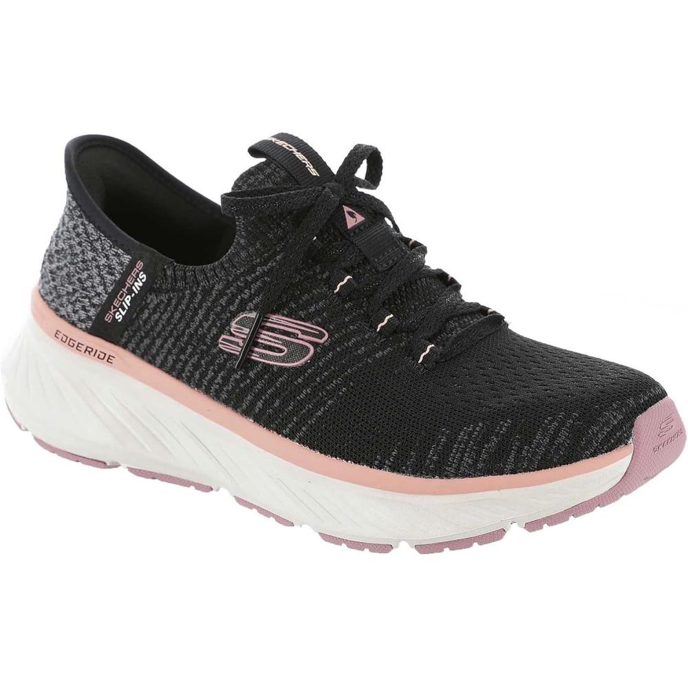 imageSkechers Womens EdgerideImpression Hands Free SlipinsBkpkblackPink