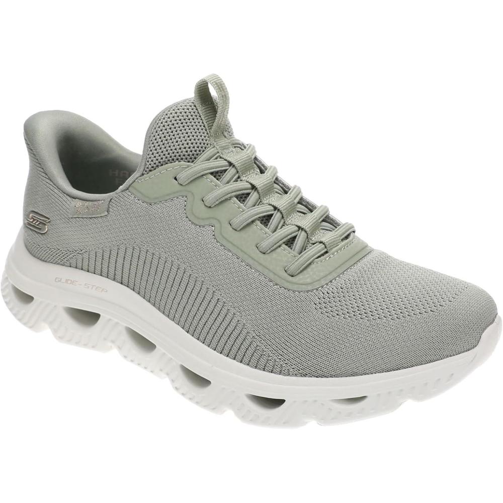 imageSkechers Womens Glide Step Arc Waves SlipinsOlive