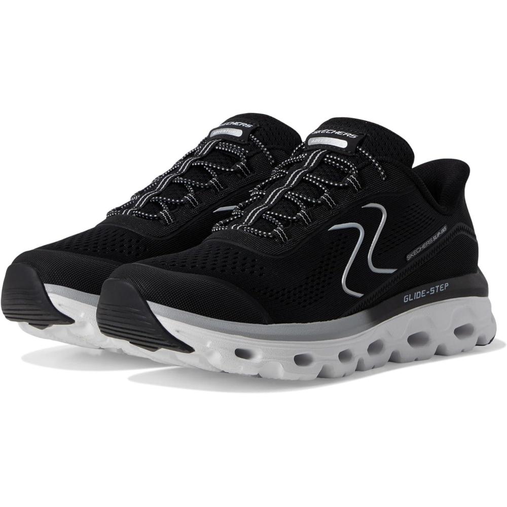 imageSkechers Womens Glide Step Sole Hands Free SlipinsBkwblackWhite