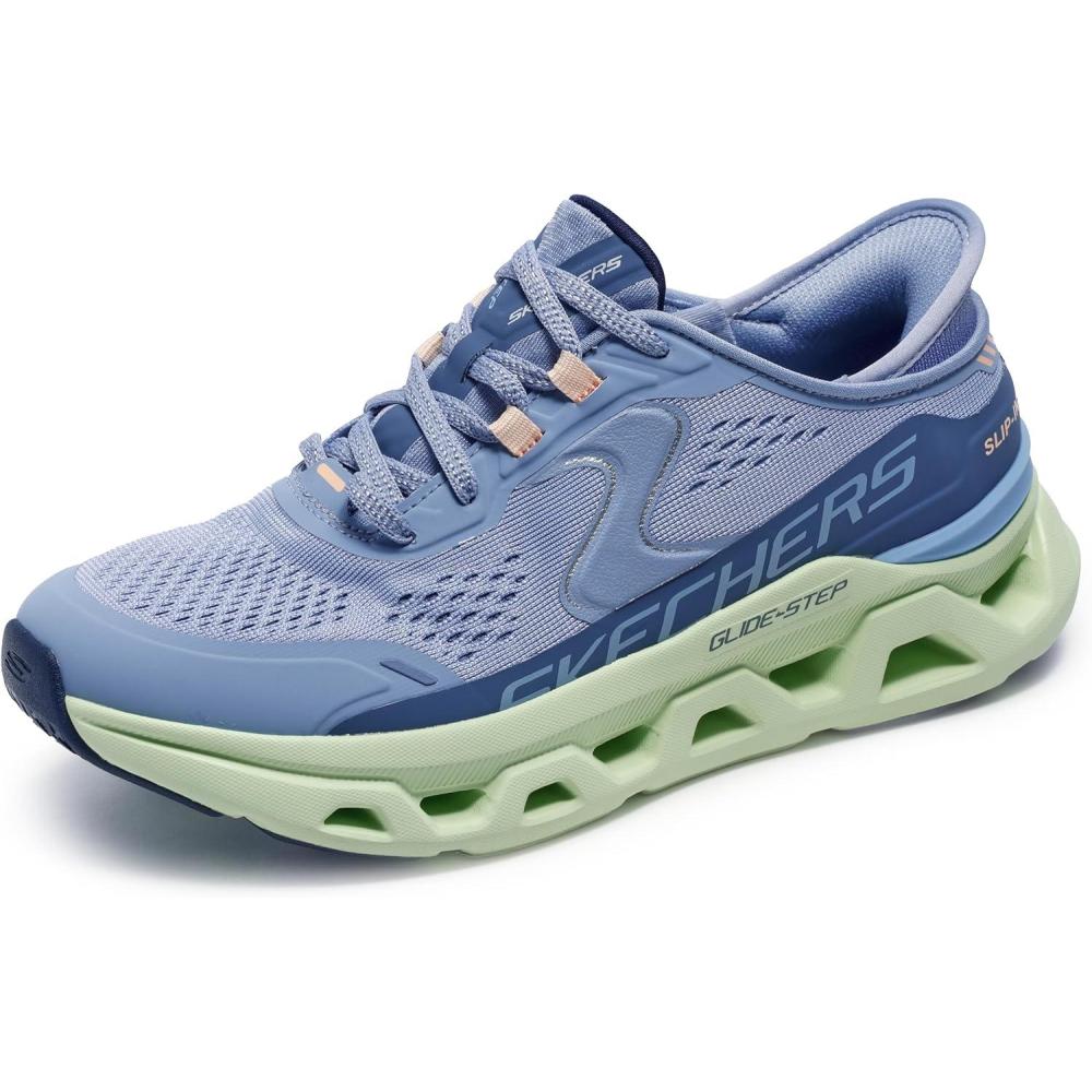 imageSkechers Womens GlideStep Atlus Hands Free SlipinsBlmtblueMulti