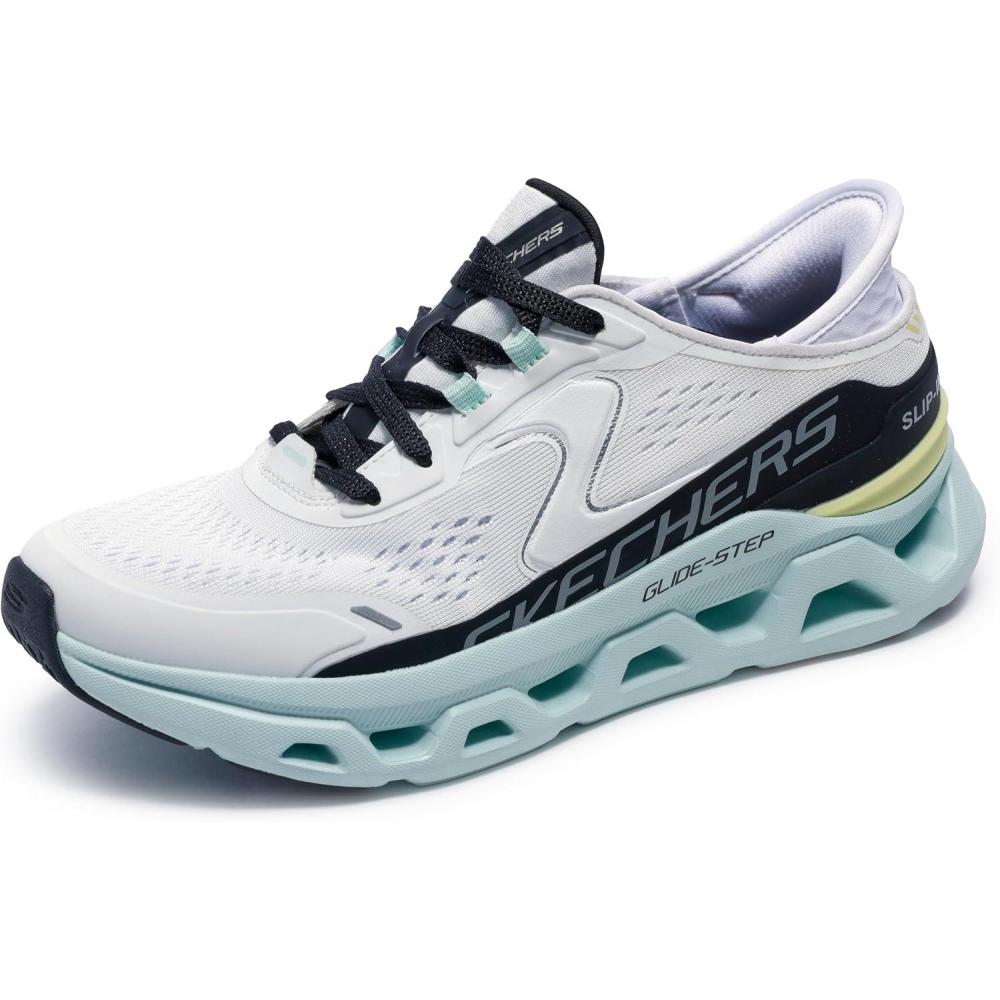 imageSkechers Womens GlideStep Atlus Hands Free SlipinsWmltwhiteMulti