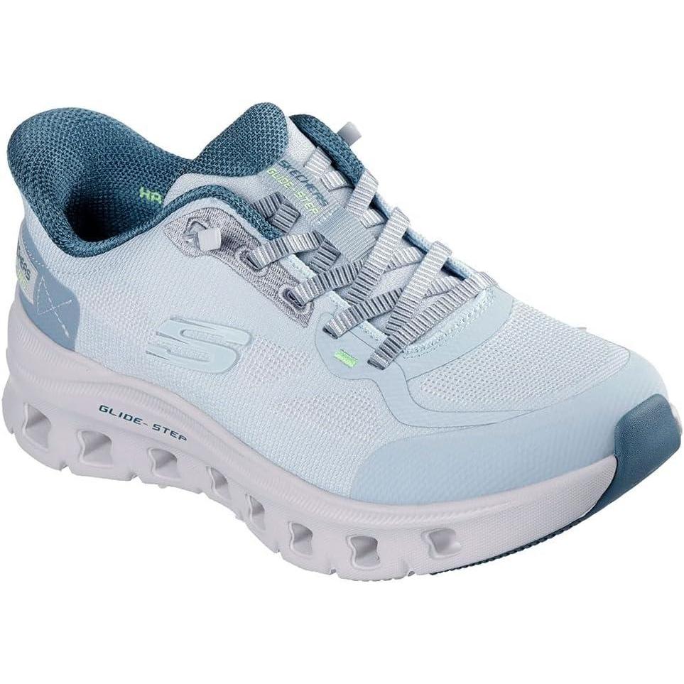 imageSkechers Womens GlideStep Pro Hands Free SlipinsBlue Mesh Multi Trim