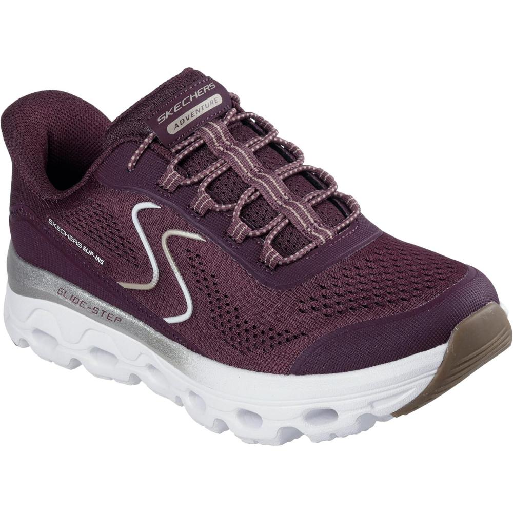 imageSkechers Womens GlideStep Sole Hands Free SlipinsBugdburgundyGold