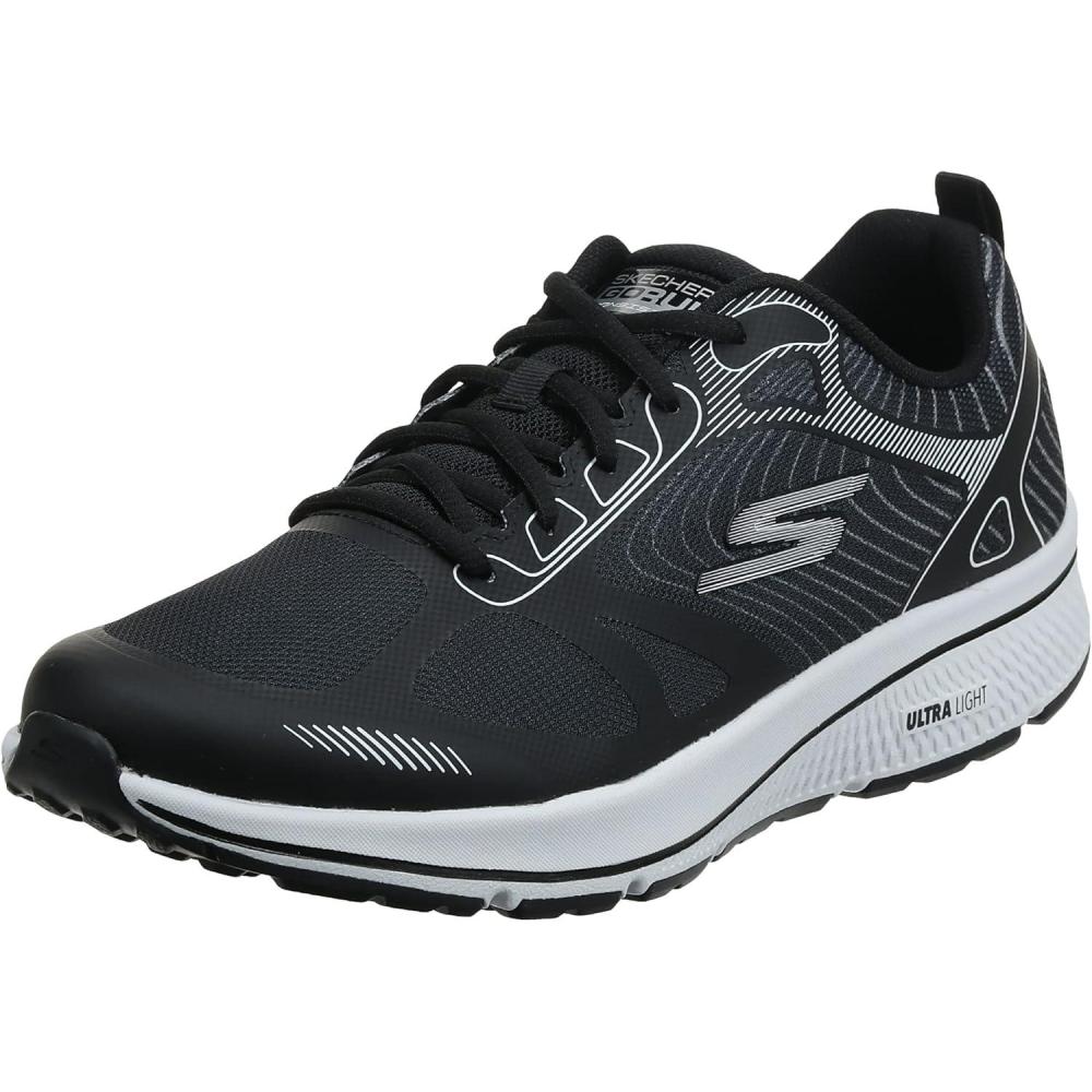 imageSkechers Womens Go Run Consistent SneakerBlackWhite
