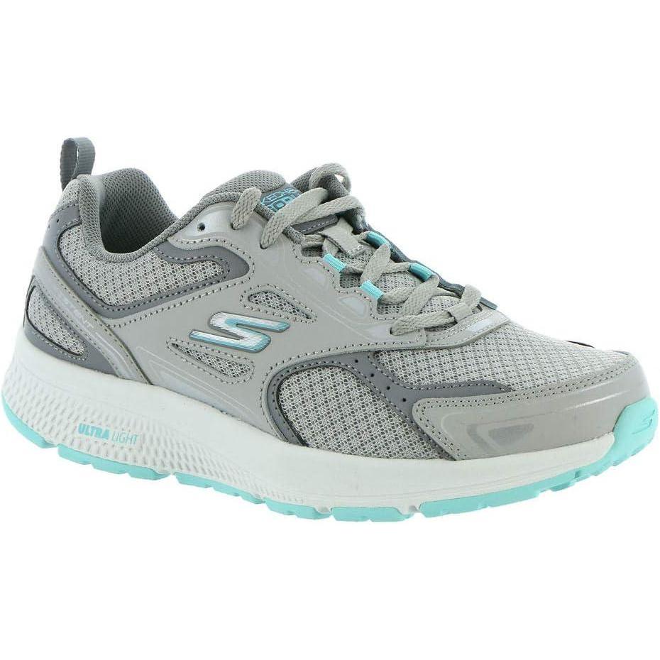 imageSkechers Womens Go Run Consistent SneakerGrey Turquoise