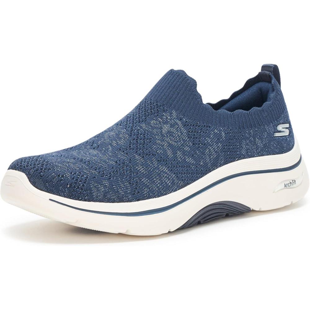 imageSkechers Womens Go Walk Arch Fit 20 Rosa LindaNavyWhite