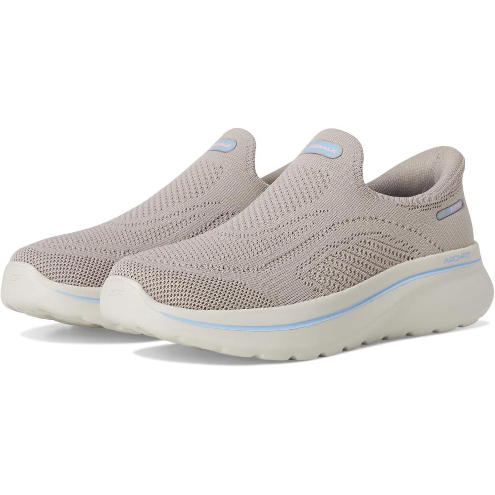 imageSkechers Womens Go Walk Arch Fit NJoy Arianne Hands Free Slipins SneakerTaupe