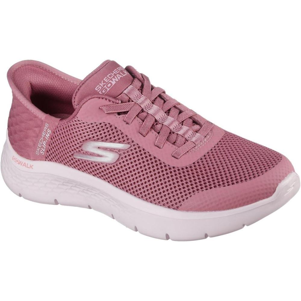 imageSkechers Womens Go Walk Flex Hands Free SlipinsGrand Entry SneakerRose