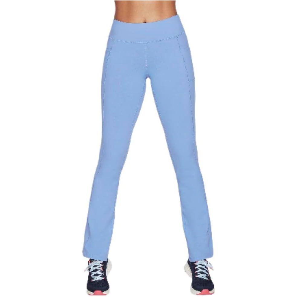 imageSkechers Womens Go Walk High Waisted Pant Joy 4Way Stretch MoistureWicking Layered WaistbandBaja Blue