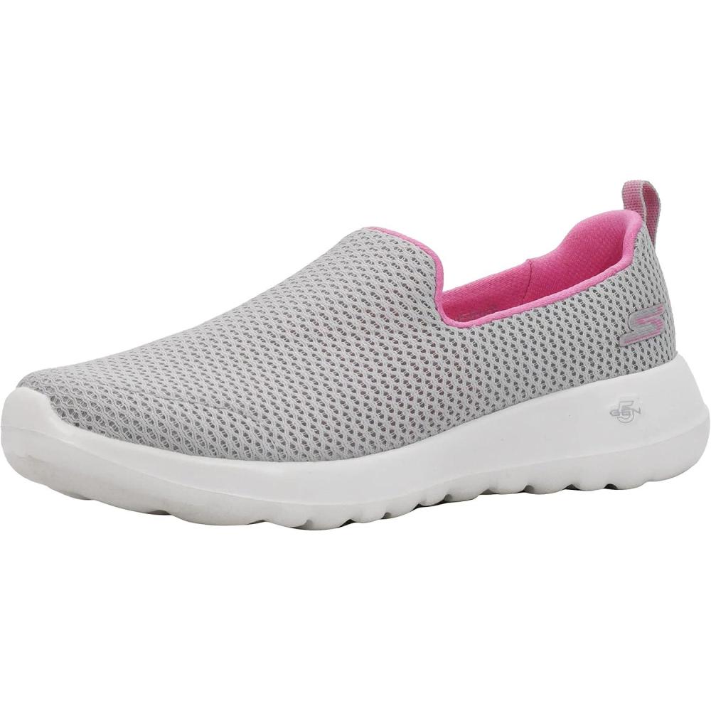 imageSkechers Womens Go Walk Joy Cushioning SneakersGreyPink