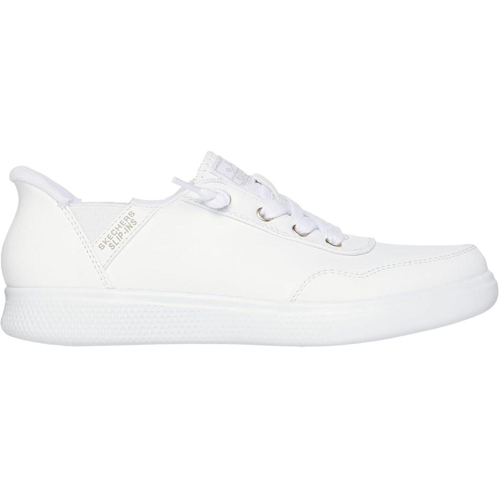 imageSkechers Womens Hands Free SlipIns Skip Cute  B Cute Sweet SneakerWhite