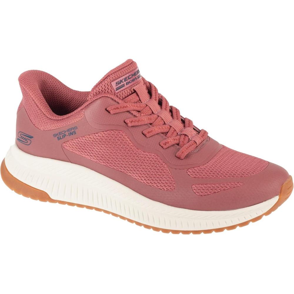 imageSkechers Womens Hands Free Slipins Bobs Squad 4 Staple LookRose