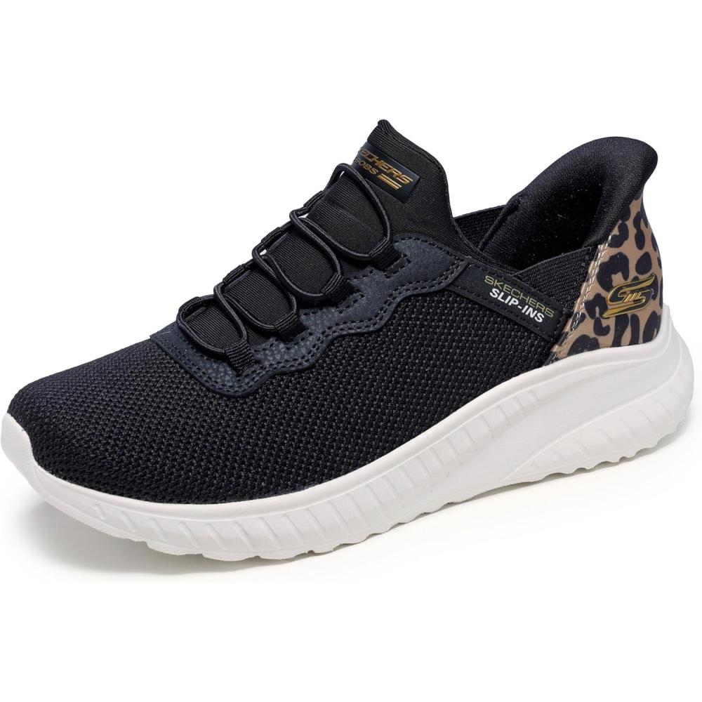 imageSkechers Womens Hands Free Slipins Bobs Squad Chaos Seize The HourBlack