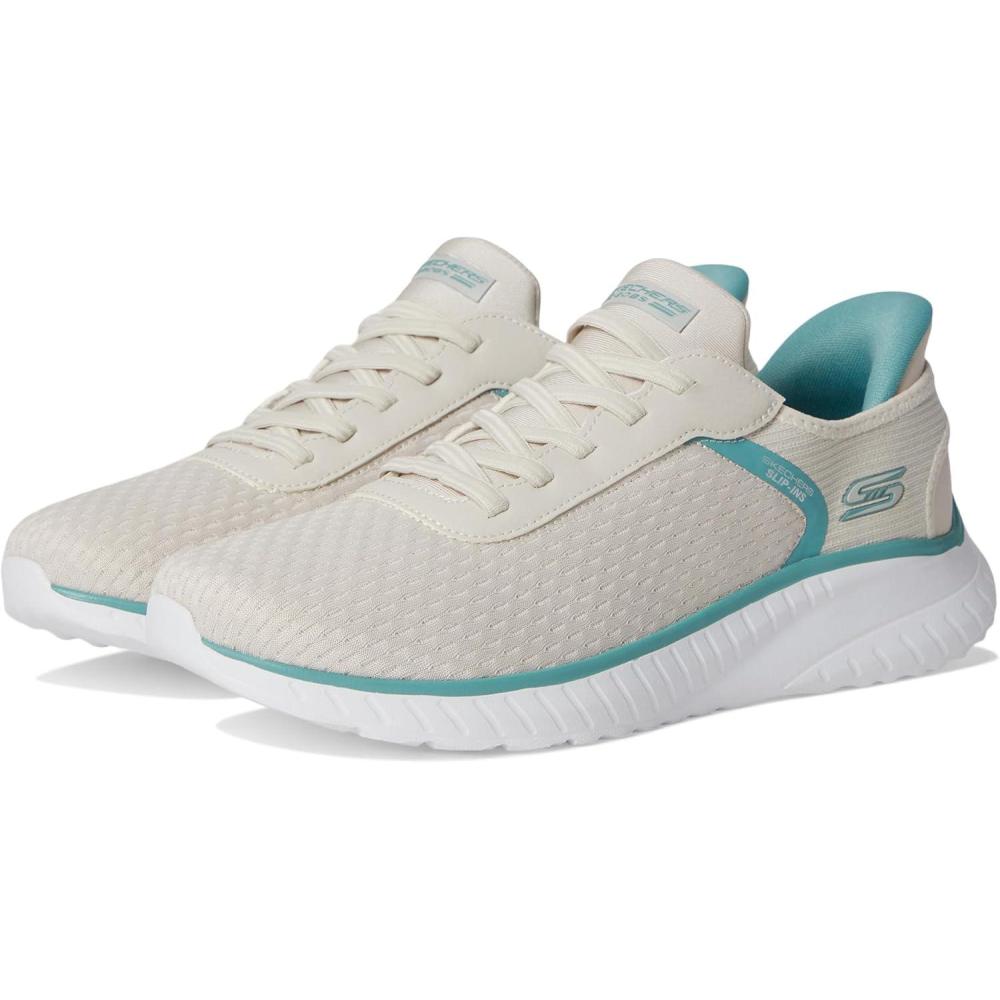 imageSkechers Womens Hands Free Slipins Bobs Squad Chaos Stroke of LuckNatural
