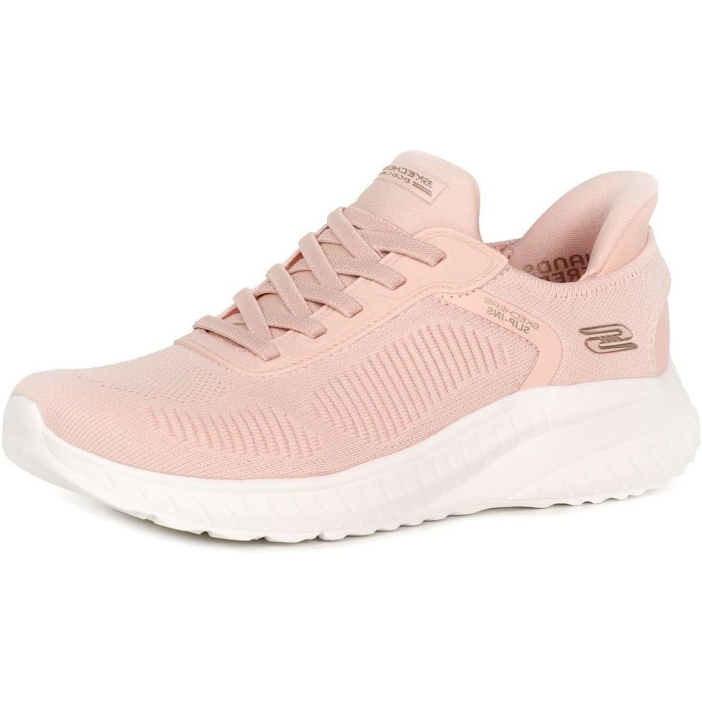imageSkechers Womens Hands Free Slipins Bobs Squad ChaosCurrent MuseLight Pink