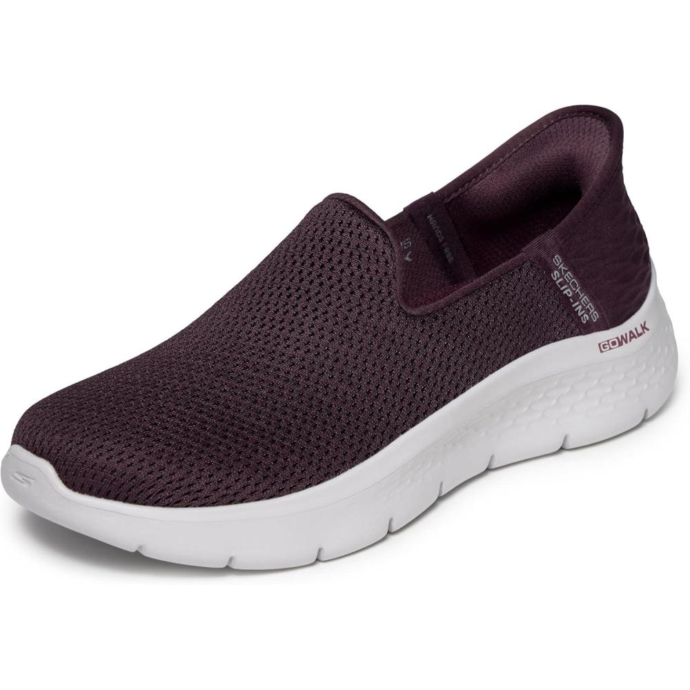 imageSkechers Womens Hands Free Slipins Go Walk Flex SneakersBurgundy
