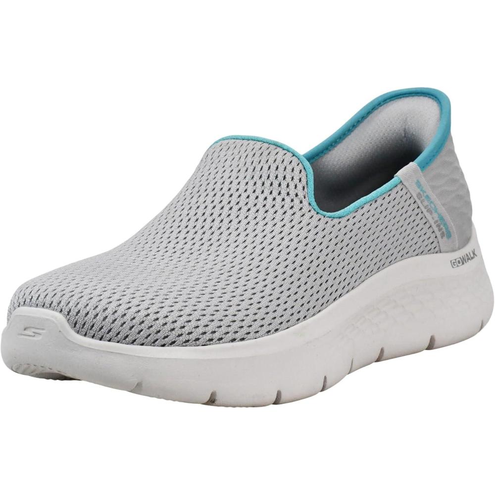 imageSkechers Womens Hands Free Slipins Go Walk Flex SneakersGreyLight Blue