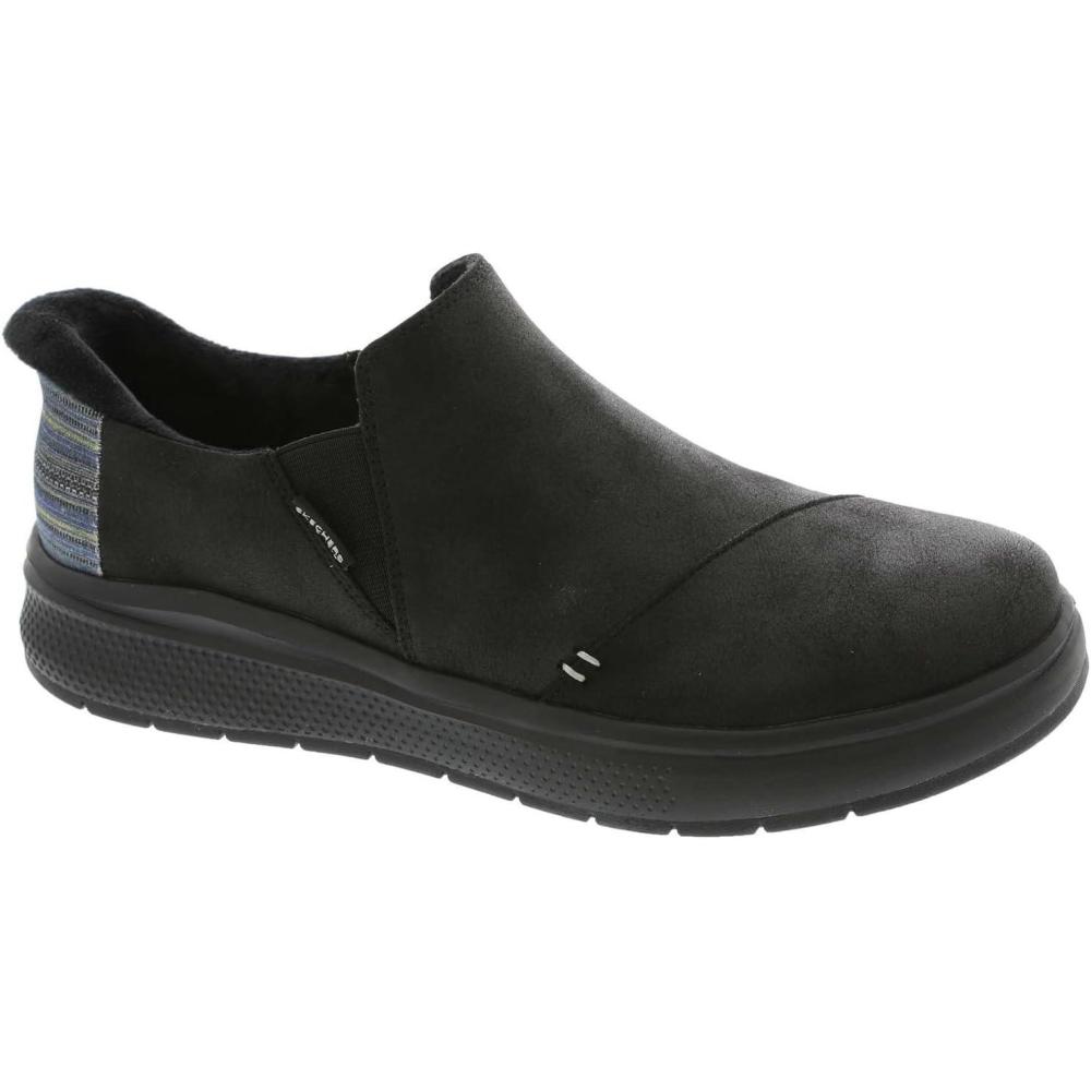 imageSkechers Womens Hands Free Slipins Skip Cute Wave  Stay SnugBlackBlack