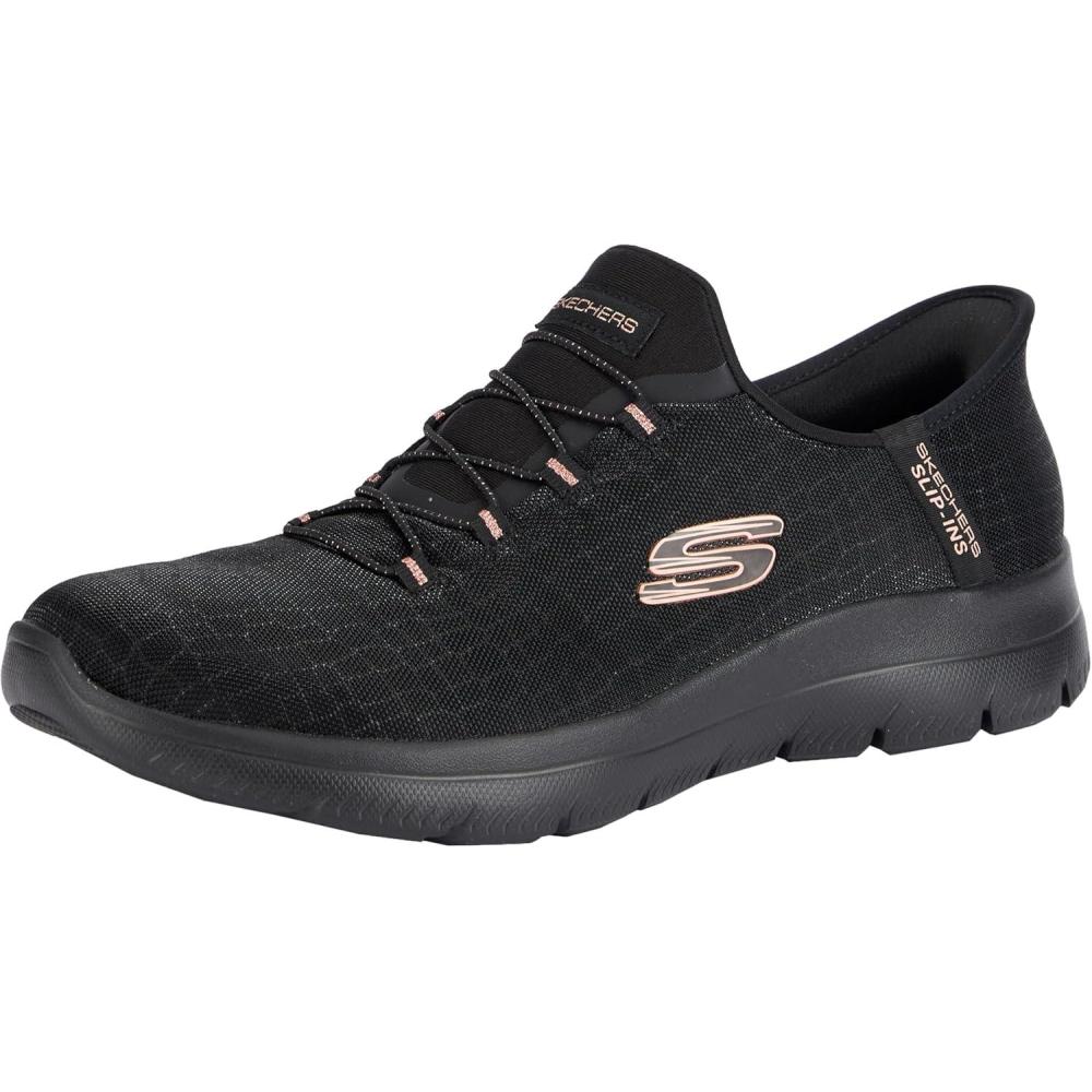 imageSkechers Womens Hands Free Slipins SummitsClassy NightBlackgold
