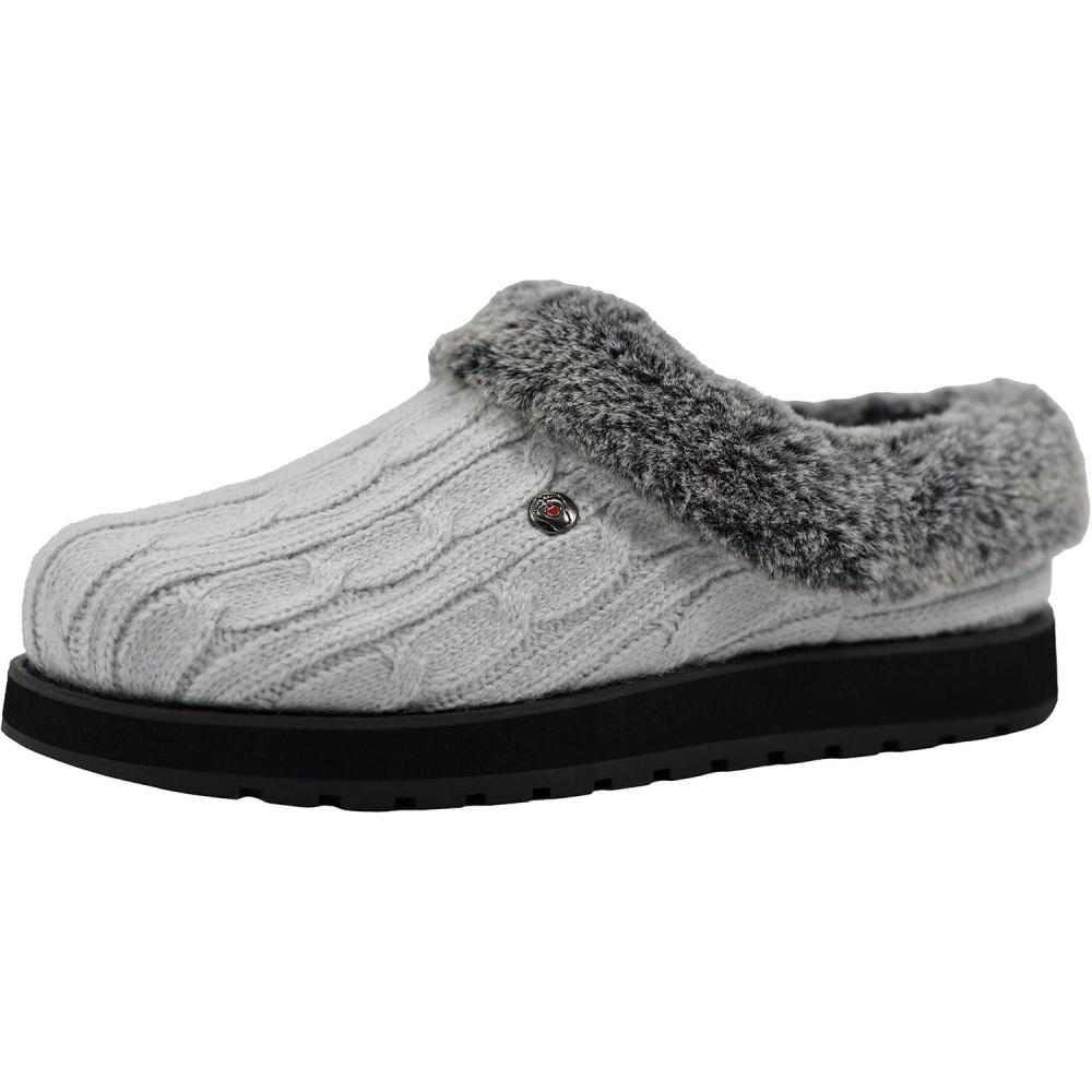 imageSkechers Womens Keepsakes Ice Angel SlipperBlackCharcoal