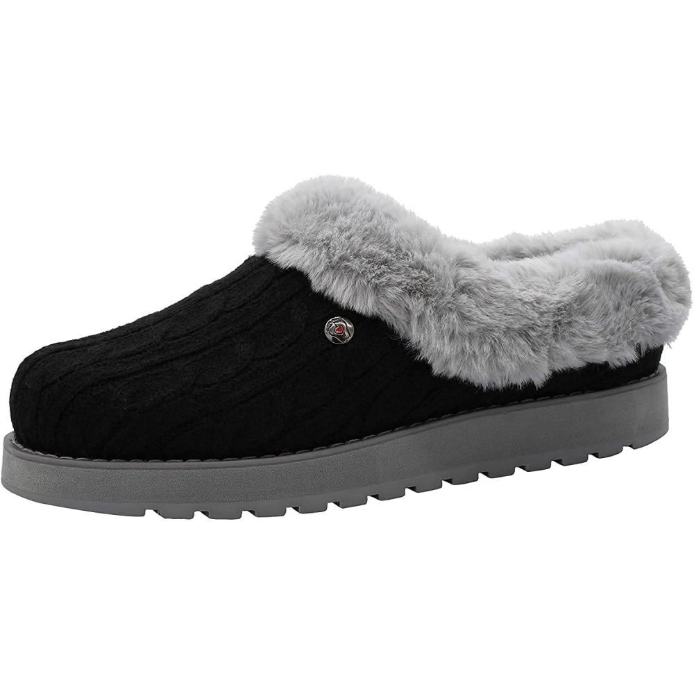 imageSkechers Womens Keepsakes Ice Angel SlipperBlackGrey