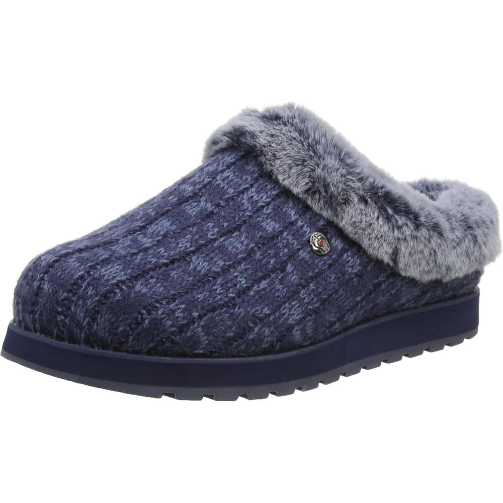 imageSkechers Womens Keepsakes Ice Angel SlipperNavy Blue