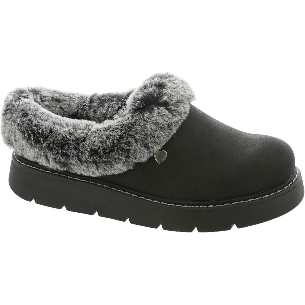 imageSkechers Womens Keepsakes Lite Cozy Blend SlippersBlackBlack