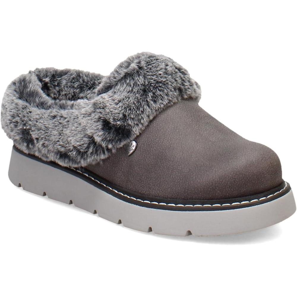 imageSkechers Womens Keepsakes Lite Cozy Blend SlippersCharcoal