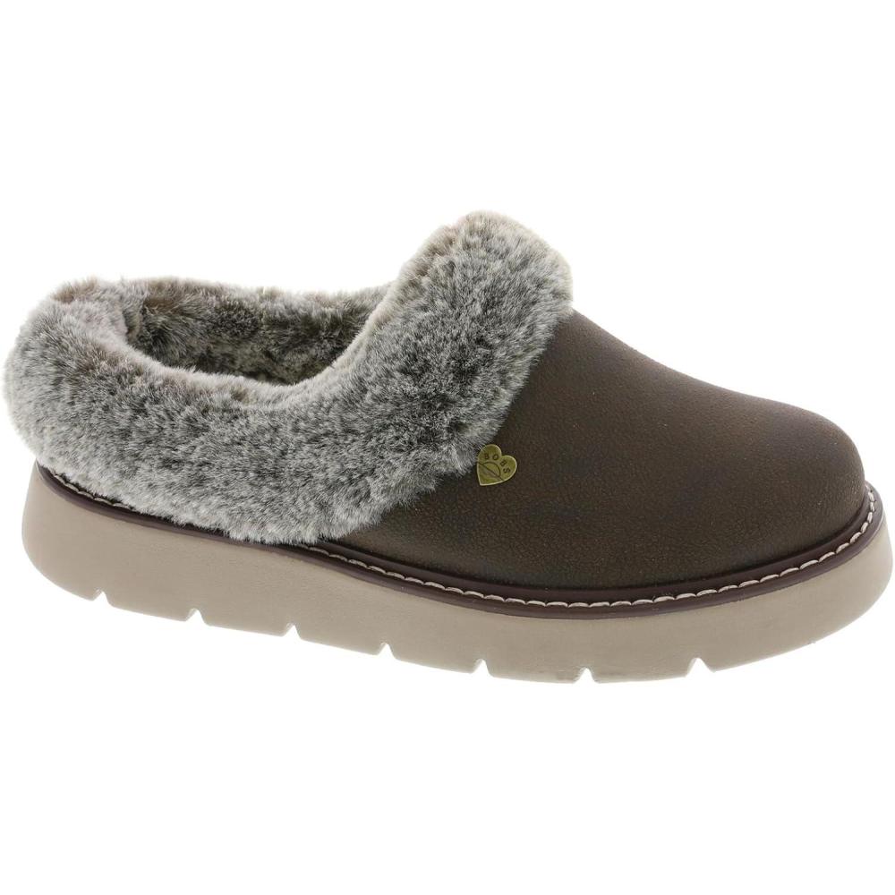 imageSkechers Womens Keepsakes Lite Cozy Blend SlippersChocolate