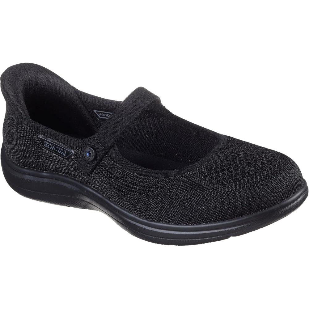 imageSkechers Womens Mary Jane FlatBlackBlack