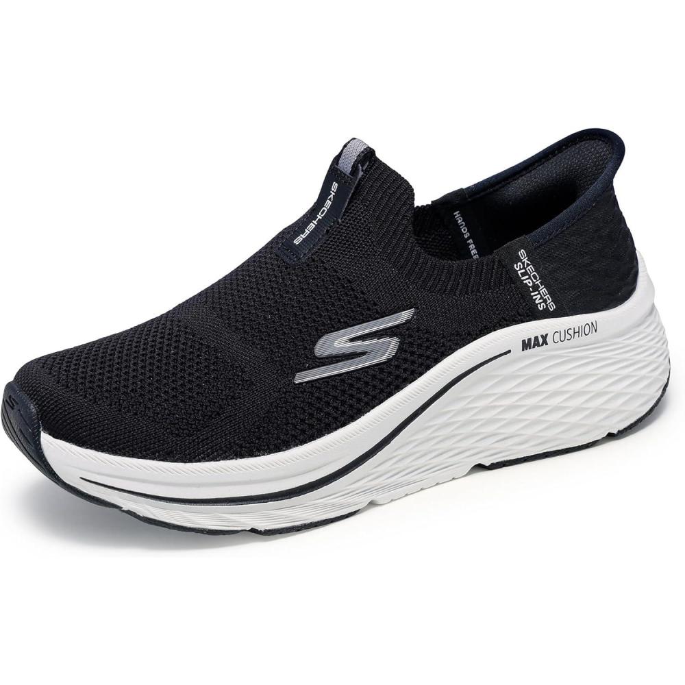 imageSkechers Womens Max Cushioning Elite 20 Eternal TrainersBlackWhite