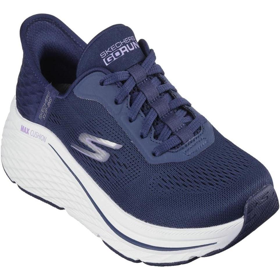 imageSkechers Womens Max Cushioning Elite 20 Vanish Hands Free SlipinsNavyLavender