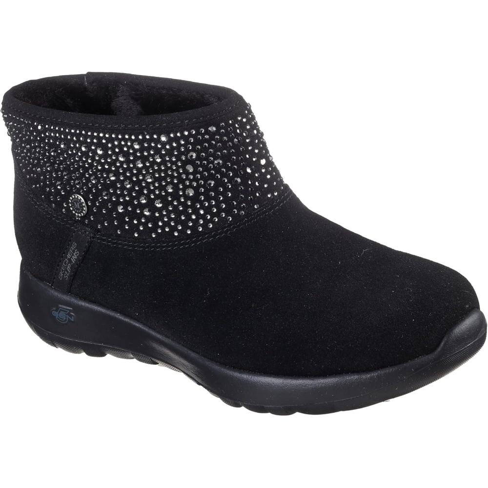imageSkechers Womens OnTheGo JoySo Glam Martha Stewart Hands Free Slipins Ankle BootBlackBlack