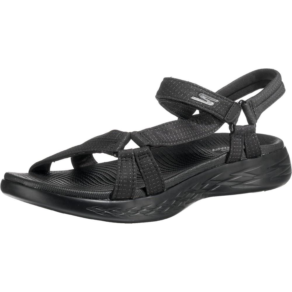 imageSkechers Womens OnThego 600Brilliancy Sport SandalBlack