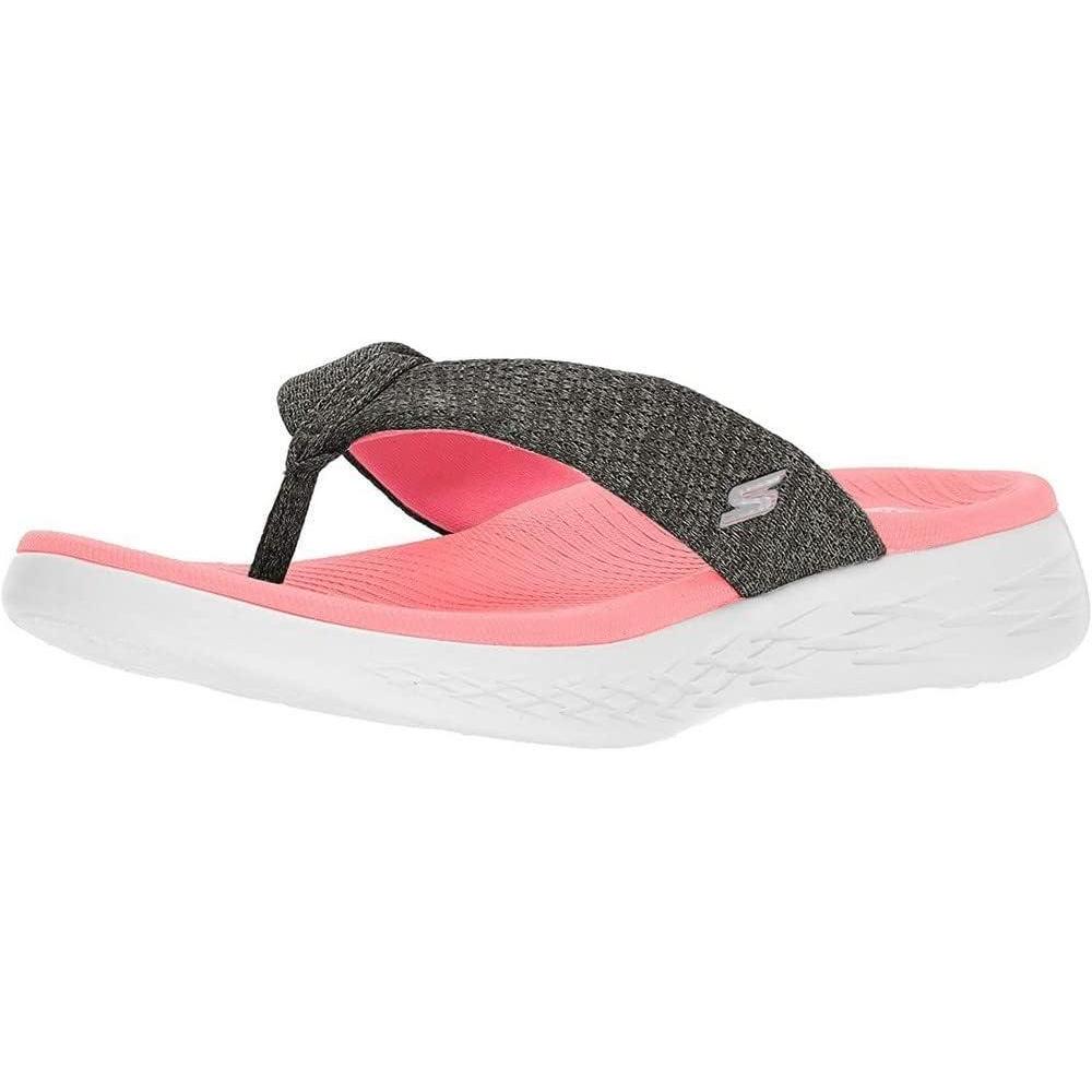 imageSkechers Womens OnThego 600Preferred FlipFlopCoral Textile