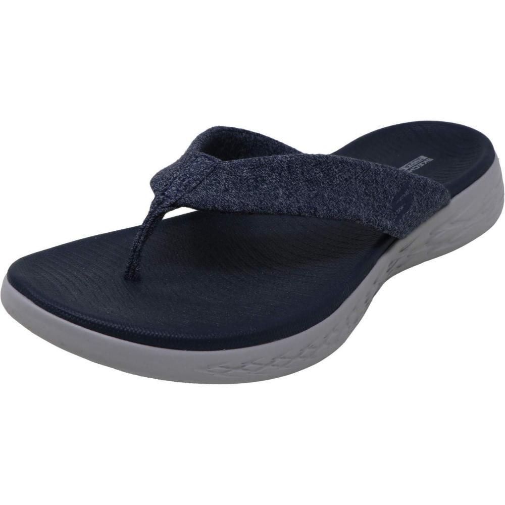 imageSkechers Womens OnThego 600Preferred FlipFlopNavyGray