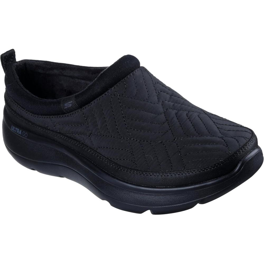 imageSkechers Womens OnThego Encore Quilted Nylon Mule SlipperBlackBlack