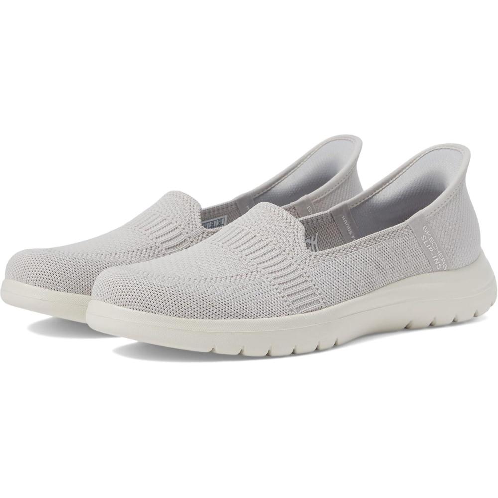 imageSkechers Womens OnThego Flex  Camellia Hands Free SlipinsLight Gray