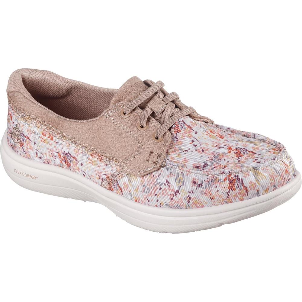 imageSkechers Womens OnThego Flex Radiant Floral Boat ShoeNaturalMulti