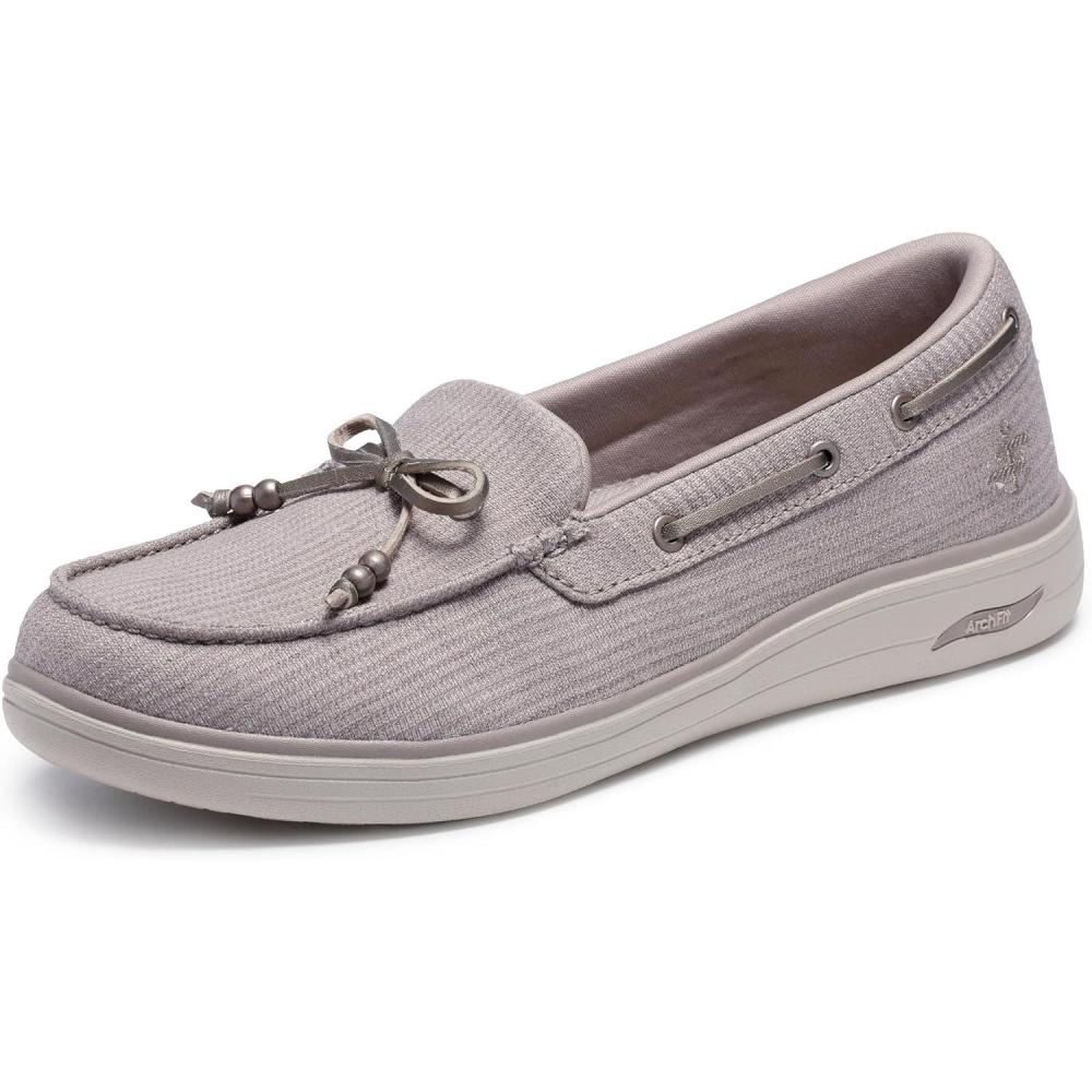 imageSkechers Womens OnThego Inspire Nautical LoaferTaupe