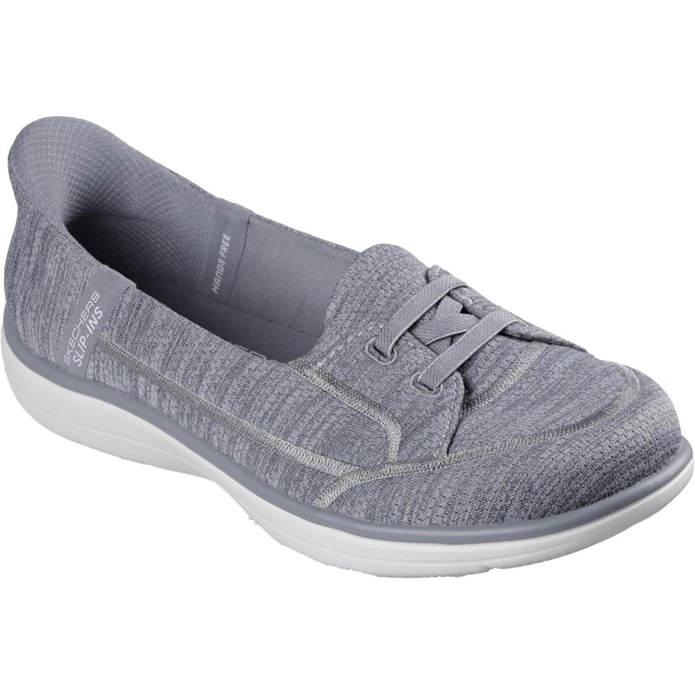 imageSkechers Womens OntheGO Flex Top Notch SlipIn SneakersGrey